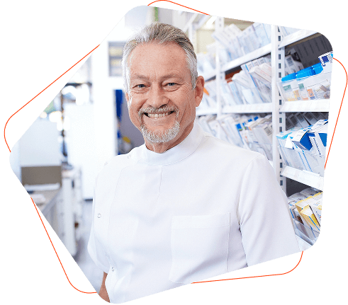 pharmacist smiling